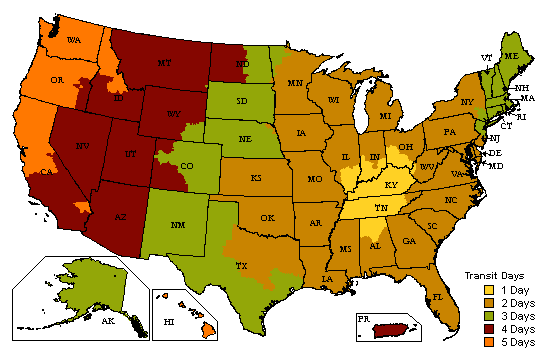 UPS Delivery Times