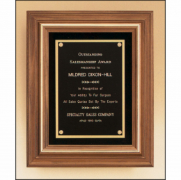 Walnut Frame Plaque - P1983-4