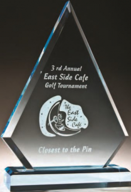 Sapphire Lucite Acrylic Award