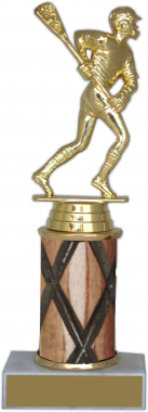 Walnut and Marble Trophy - 23832