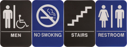 ADA Certified Plastic Signs