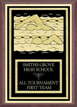 Swimming Plaque