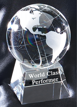 4" Crystal Globe