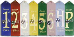 Soccer Ribbon (25 pack)