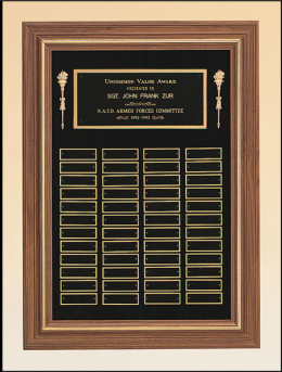  15" x 18", 24-plate Plaque