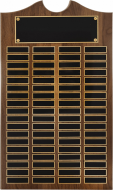 14" x 25", 72-plate Perpetual Plaque