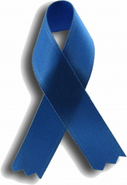 Blue Awareness Ribbon