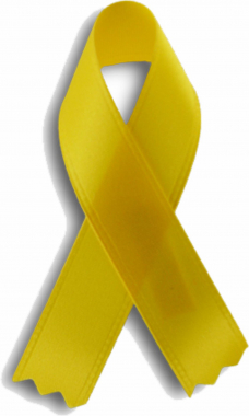 Yellow Awareness Ribbon