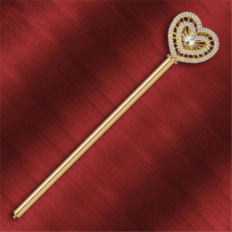 Gold Heart Scepter