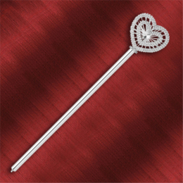 Silver Heart Scepter