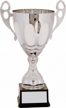 14" Silver-Metal Cup Trophy