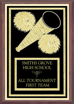 Cheerleader Plaque