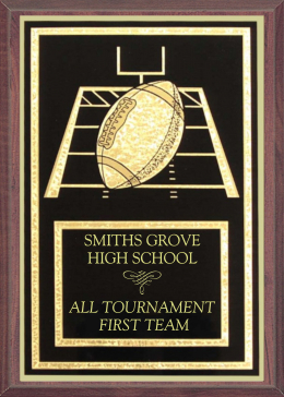 Football Plaque