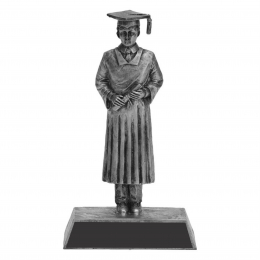 Graduate Male Pewter Resin