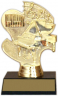 xxxMounted Figure Trophy- 8032