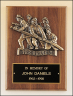 xxx"The Bravest" Firefighter Plaque -P3/X