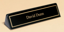 xxxBlack Stain Piano-Finish Desk Nameplate - 556