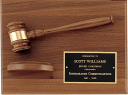 9" x 12" Gavel Plaque - PG2786
