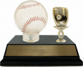 Globe Baseball Holder Trophy - BBC63